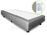 Boxspring-zonder-matras-Letto-Sani-De-Slaapfabriek Grijs