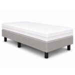 Boxspring op maat Perfetto Licht grijs Sgaap