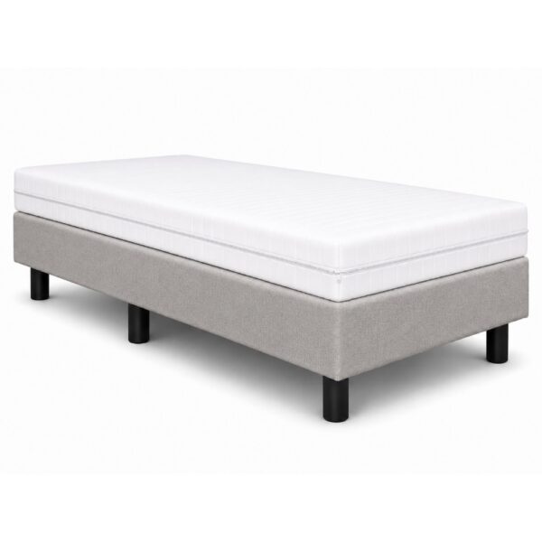 Boxspring op maat Perfetto Licht grijs Sgaap