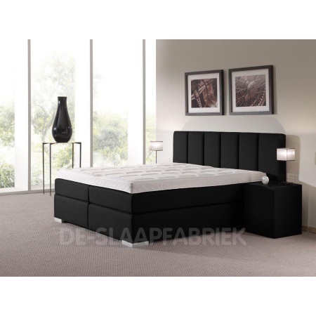 Modern hoofdbord Panamera meubelstof antraciet De-Slaapfabriek