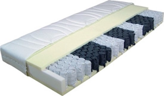 Sgaap Pocketvering matras op maat, 350 met koudschuim, 21 cm hoog