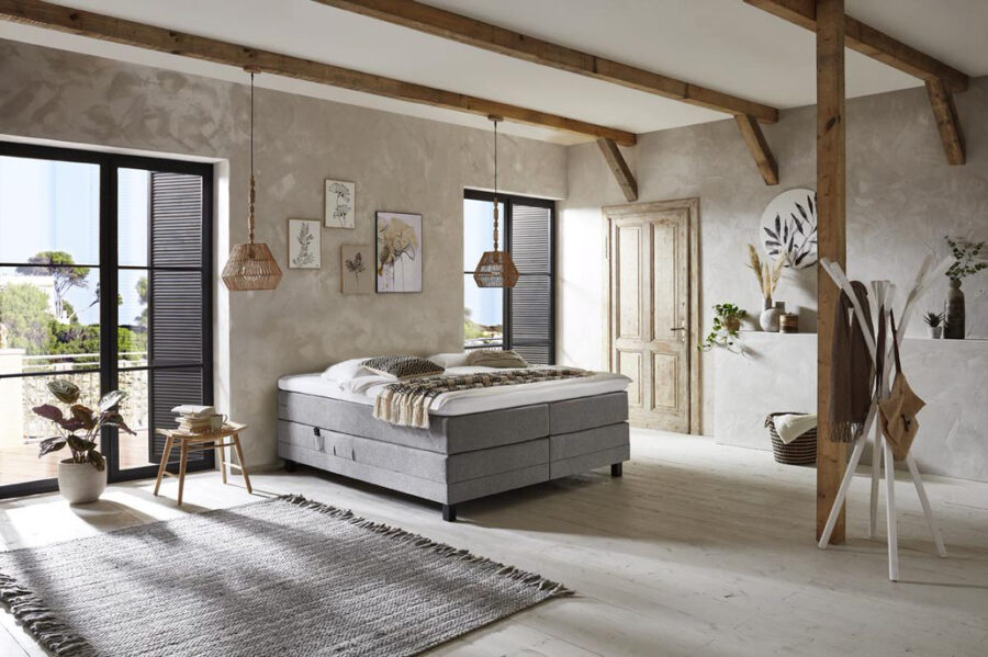 Elektrische boxspring zonder hoofdbord 1 De-Slaapfabriek