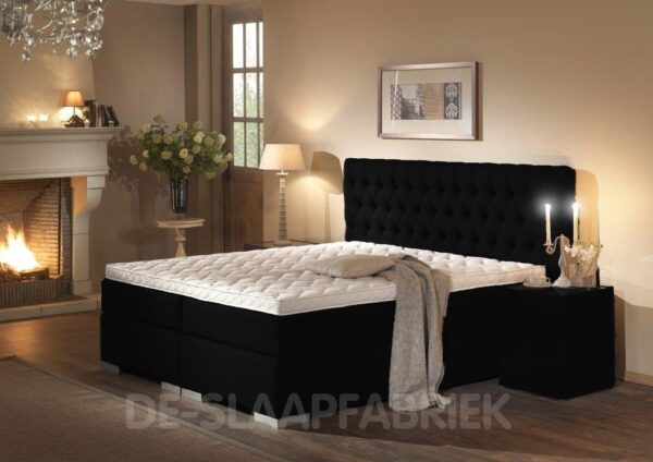 boxspring Barone zwart De-Slaapfabriek