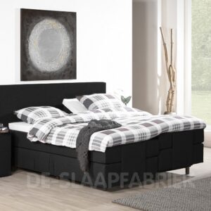 Boxspring Washington Electro antraciet De-Slaapfabriek