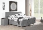 Boxspring Washington Electro lichtgrijs De-Slaapfabriek