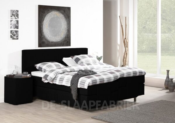 Boxspring Washington Electro zwart De-Slaapfabriek
