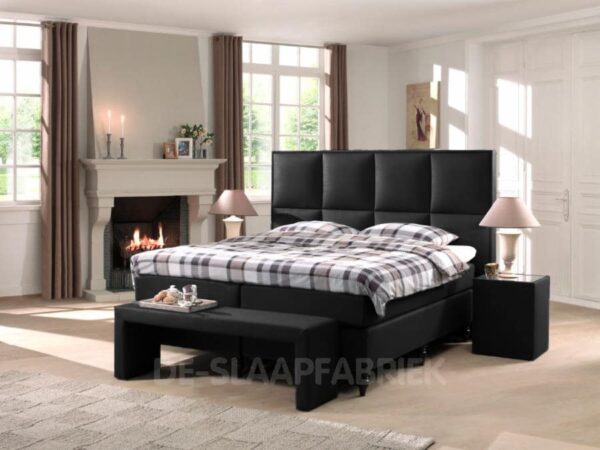 boxspring Carrera antraciet De-Slaapfabriek