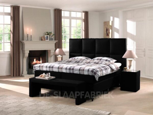 boxspring Carrera zwart De-Slaapfabriek