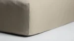 Cinderella Jersey hoeslaken topper - taupe 2 de-slaapfabriek