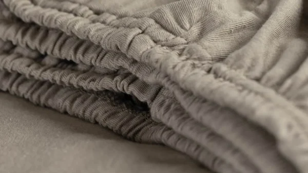 Cinderella Jersey hoeslaken topper - taupe 4 de-slaapfabriek