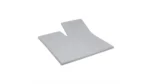 Cinderella jersey split hoeslaken topper - licht grijs 2 de-slaapfabriek