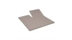 Cinderella jersey split hoeslaken topper - taupe 2 de-slaapfabriek
