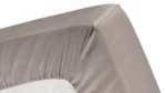 Cinderella jersey split hoeslaken topper - taupe 3 de-slaapfabriek