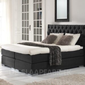 boxspring Gemini antraciet De-Slaapfabriek