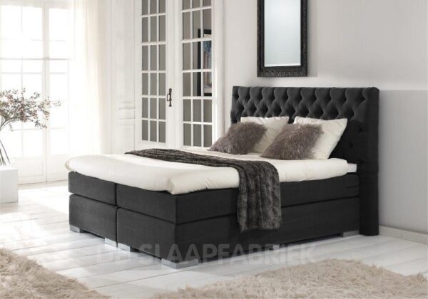 Geneve-zonder-nachtkastjes-800-antraciet boxspring Gemini antraciet De-Slaapfabriek