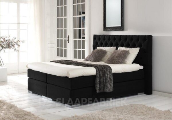 boxspring Gemini zwart De-Slaapfabriek
