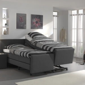 Hoog Laag boxspring Cura 2-persoons