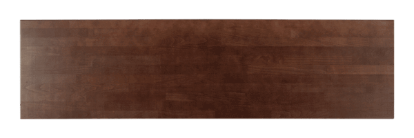 Houten bed wenge detail hoofdbord De-Slaapfabriek