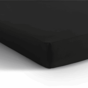 Jersey hoeslaken matras - zwart De-Slaapfabriek