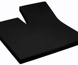 Jersey split hoeslaken topper - zwart De-Slaapfabriek
