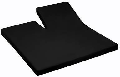 Jersey-split-hoeslaken-topper-zwart-De-Slaapfabriek Jersey split hoeslaken topper - zwart De-Slaapfabriek