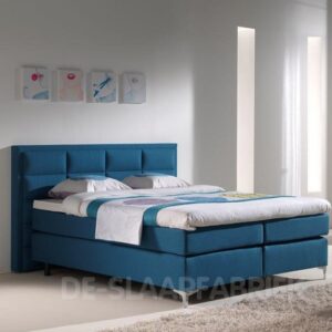 boxspring Milano blauw De-Slaapfabriek