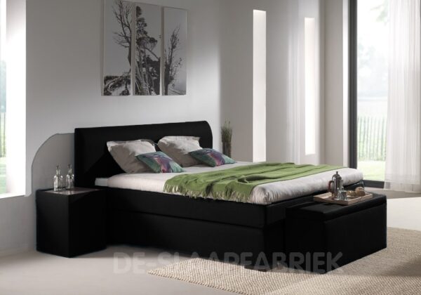 boxspring Orion zwart De-Slaapfabriek
