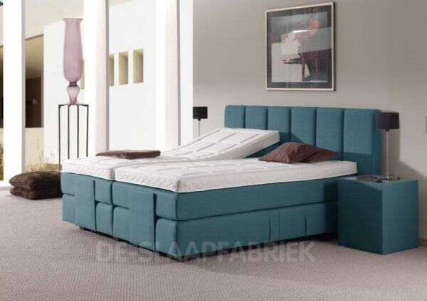 boxspring Panamera Electro blauw De-Slaapfabriek