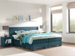 boxspring Provincia blauw De-Slaapfabriek