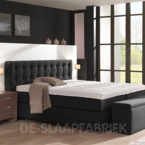 boxspring Capitonata antraciet De-Slaapfabriek