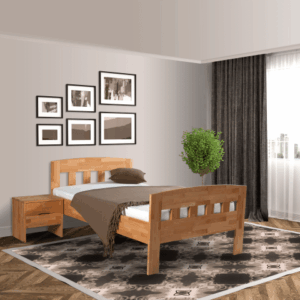 Senioren bed comfort compleet beuken De-Slaapfabriek