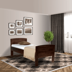 Senioren bed comfort compleet donkerbruin De-Slaapfabriek