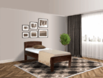 Senioren bed comfort donkerbruin De-Slaapfabriek