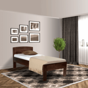 Senioren bed comfort donkerbruin De-Slaapfabriek