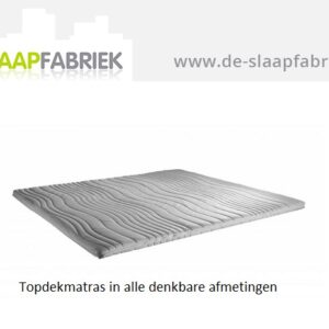 Topper koudschuim op maat, 4 cm hoog de-slaapfabriek