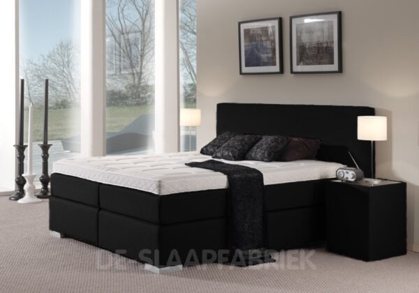 boxspring Washington zwart De-Slaapfabriek
