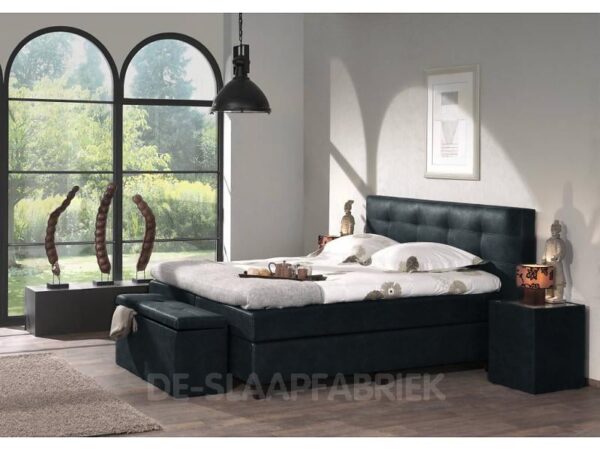 boxspring Namur antraciet De-Slaapfabriek