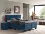boxspring Toscane blauw De-Slaapfabriek