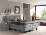 boxspring Toscane lichtgrijs De-Slaapfabriek