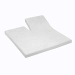 jersey split hoeslaken topper - wit De-Slaapfabriek